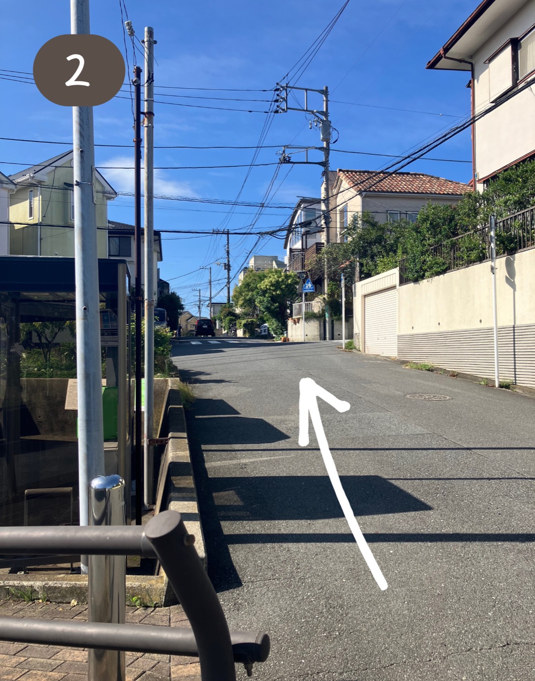 バス停からの道案内 2